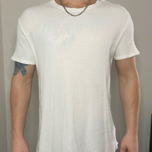 Zara extended scoop T-shirt